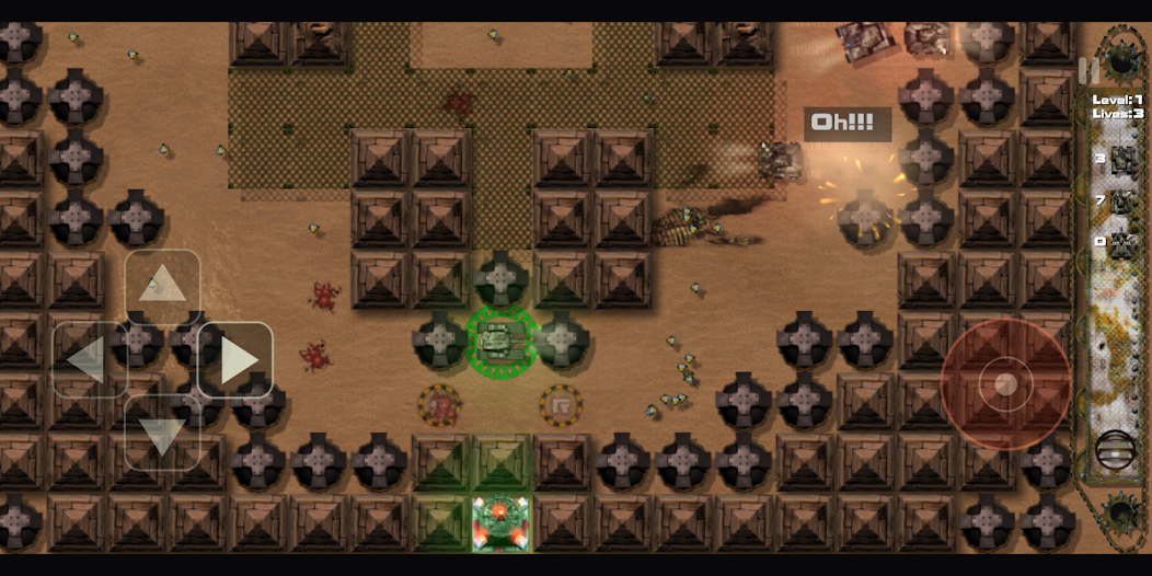 Tanks Evolution desert battlefield